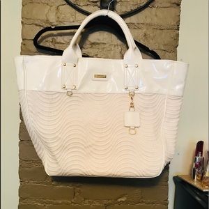 Versace  Parfums White Large Tote Bag